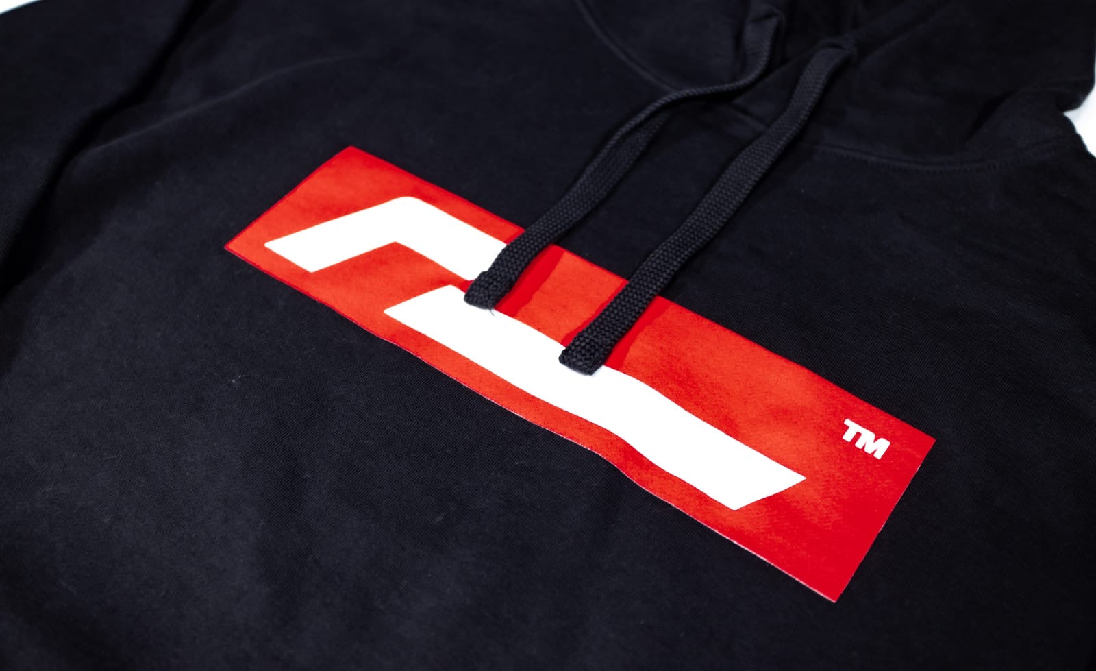 RacingLine Hoodie, Black Red, S